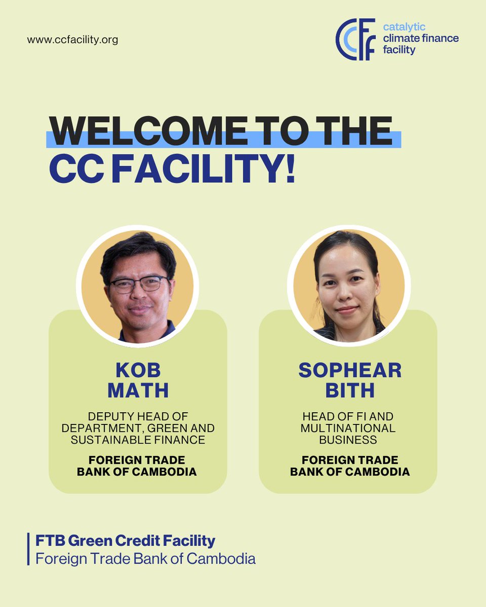 Catalytic Climate Finance Facility tweet media