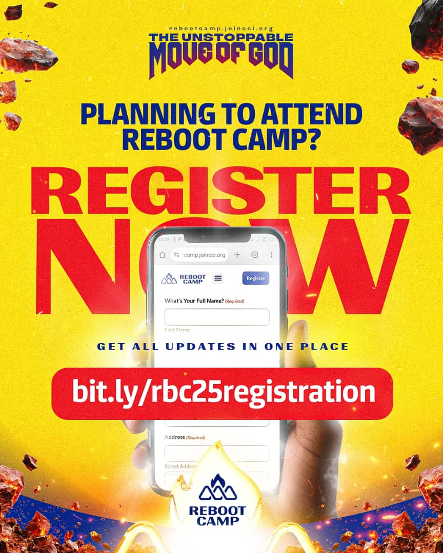 cci__global's tweet photo. Are you planning to attend Reboot Camp 2025?

Kindly register via the link below 

https://t.co/9vPGQp9pvR

📍Venue: Celebr8 Centre HQ, Vori Close, Acme Road, Ogba, Lagos. 
📅Date: December 4-7,2025

Don't miss it!❤️

#RebootCamp2025 
#ComeGetRICH 
#CCIGlobal 
#Celebr8CentreHQ https://t.co/SUK2NGEj58
