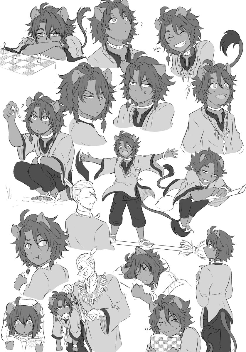 Kid Leona doodles
Awww my boy, snif, he was just so cute!