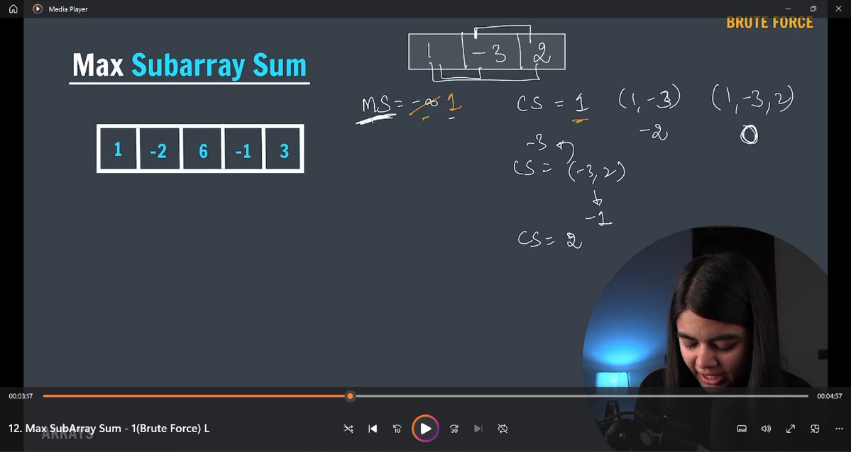 Brahmanand5046's tweet image. Day 4 of my DSA in Java journey 🚀
Covered Array Pairs + Subarrays today…
Slowly building the foundation strong 💪
Big shoutout to @ShradhaKhapra_ for making DSA so easy to understand 🙌
#DSA #JavaProgramming #CodeEveryday #ShradhaKhapra #ApnaCollege #LearnInPublic