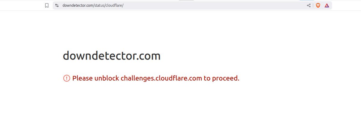 hsecitx0's tweet image. Working on DowndetectorDetector because even the outage snitch needs someone to snitch on it

#cloudflare #Cloudflare