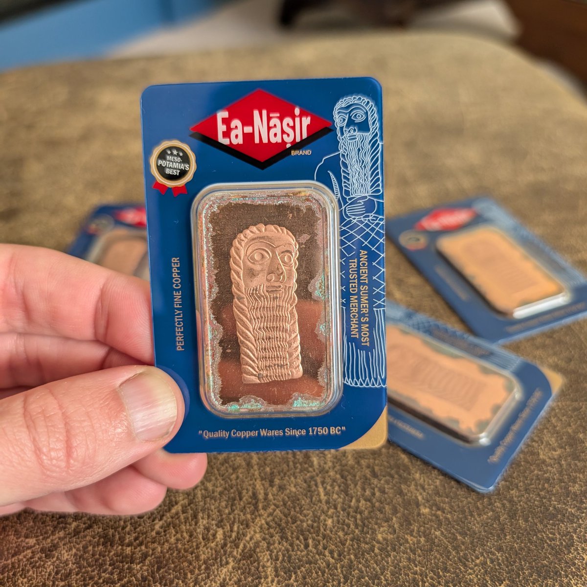 LegbootLegit's tweet image. wth? I got some 1oz copper bars from this metals merchant and they look to be very poor quality 😞