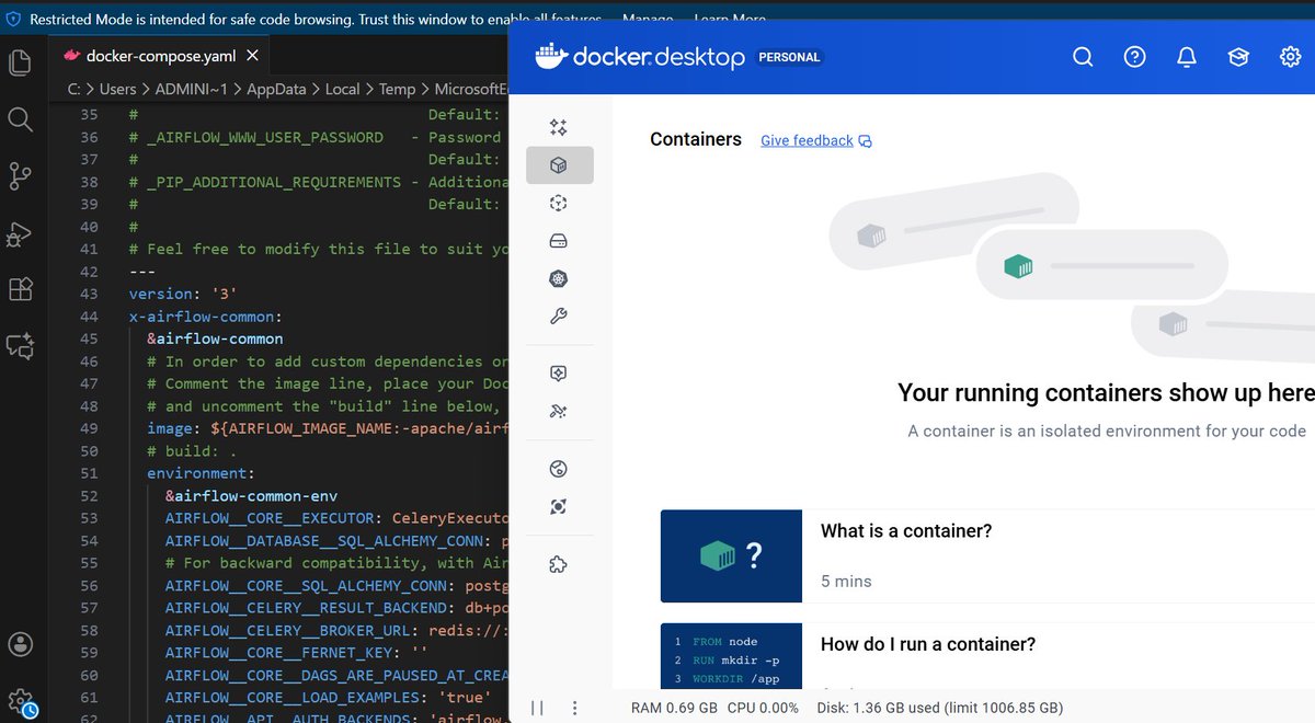 TripDarlinq's tweet image. Airflow installer w/ docker

#DataEngineering #workmode