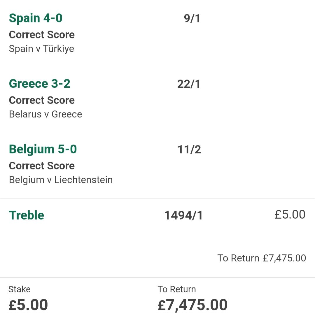 £475 to one person who likes, if these three cop 💰💰💰