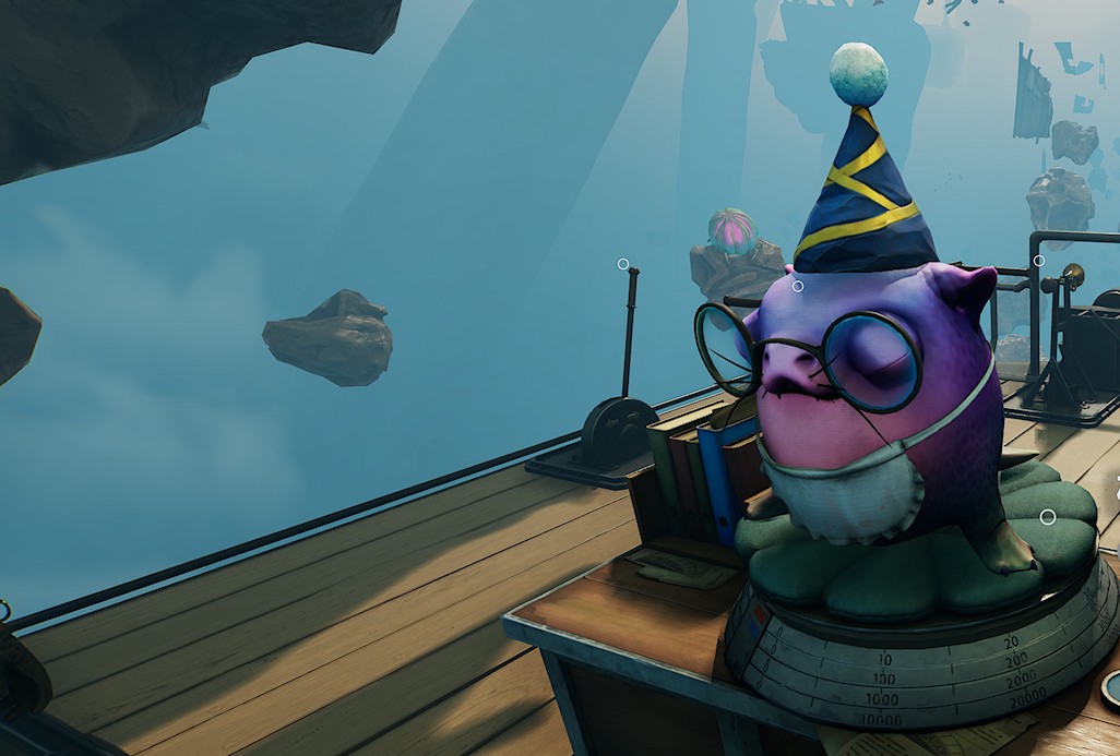 takyahashi's tweet image. Voidtrainをさわってみてます🤏🫣
多分チュートリアル後半辺り？🤔
無重力空間をふわふわ泳ぎながら物集め、楽しい🪂
設備にいる生き物たちもなんかｷｬﾜｲｲ😍🫶お水あげると物集めに行ってくれたりするっぽい？🫶💕
謎の建築エリアに到着したので、明日以降は探索かな🫣楽しみです🔦🦀🎶
#VoidTrain