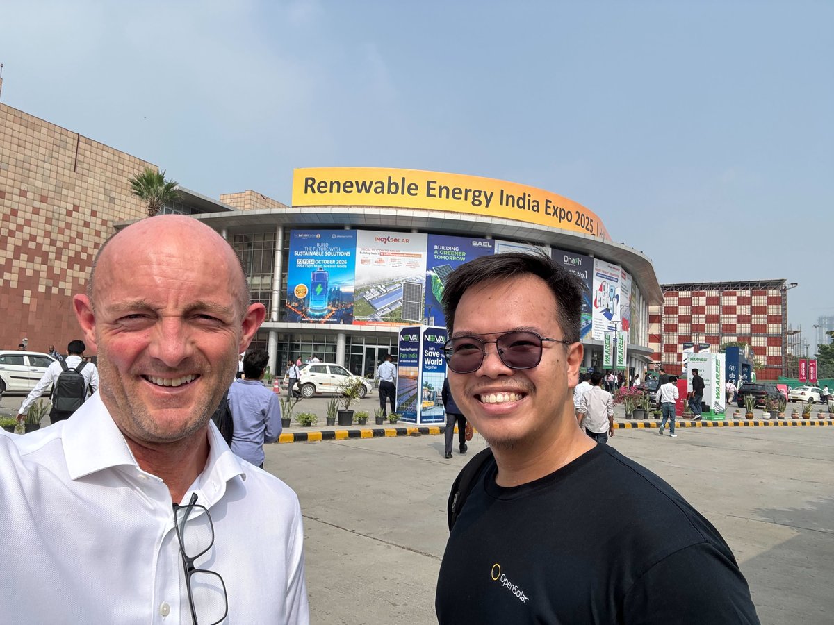 India has added 29.5 GW of solar capacity so far in 2025. 🇮🇳

Delhi gave us a glimpse of what’s coming and if the energy we felt at the Indian Renewable Energy Conference is any clue, #OpenSolar and India in 2026 is going to be something to watch. 👀