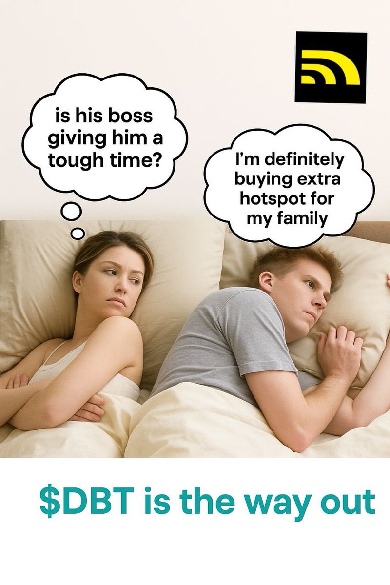 NgTalkthematter's tweet image. He’s not stressed.
He’s not overthinking.
He’s just planning how many extra Dabba hotspots he needs for the whole family 

$DBT isn’t a token… it’s an escape route. @DabbaNetwork Dabba is the way out. 🚀
#dabba #memeticweirdnessday #dePin