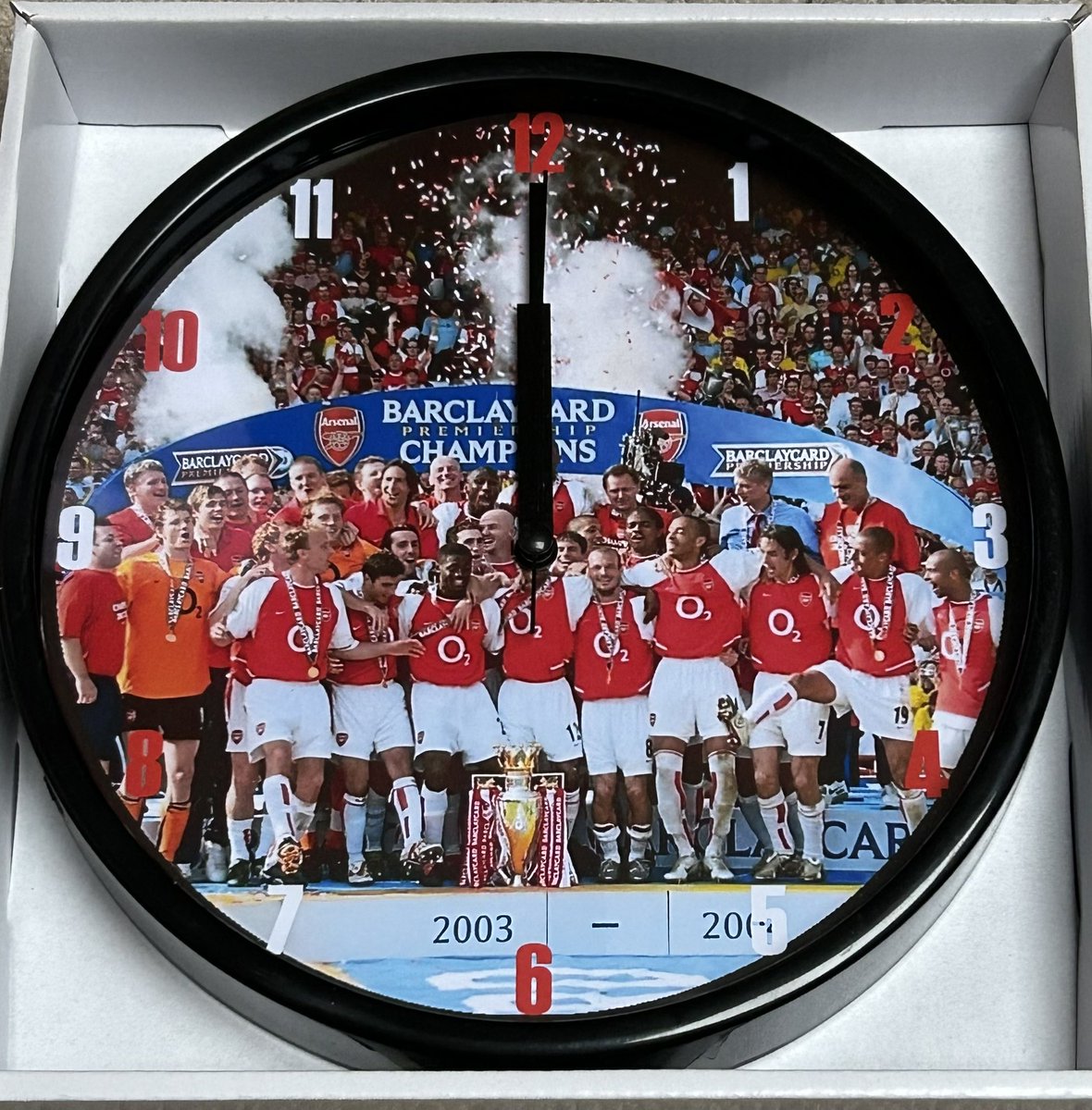 ClassFootyClock's tweet image. The Arsenal Invincibles Clock

Just £15 including UK delivery Purchase using PayPal or bank transfer 

Please DM for full details