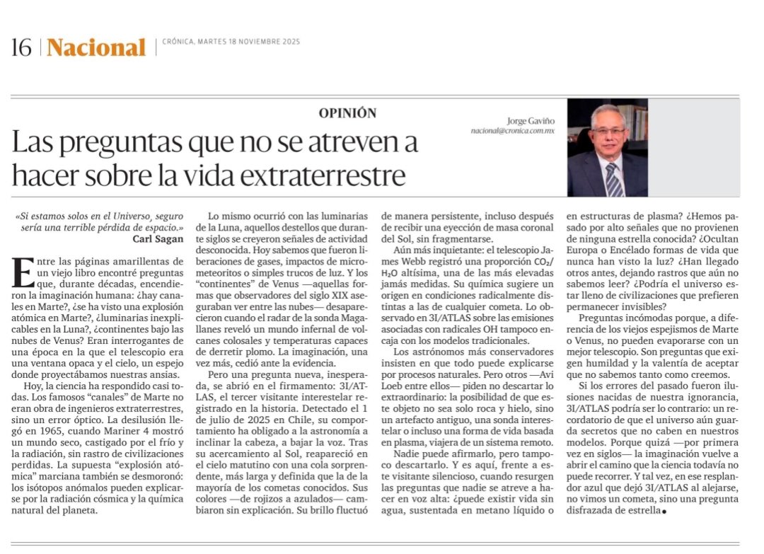 Las preguntas que no se atreven a hacer sobre la vida extraterrestre <a href="/LaCronicaDeHoy/">La Crónica de Hoy</a>