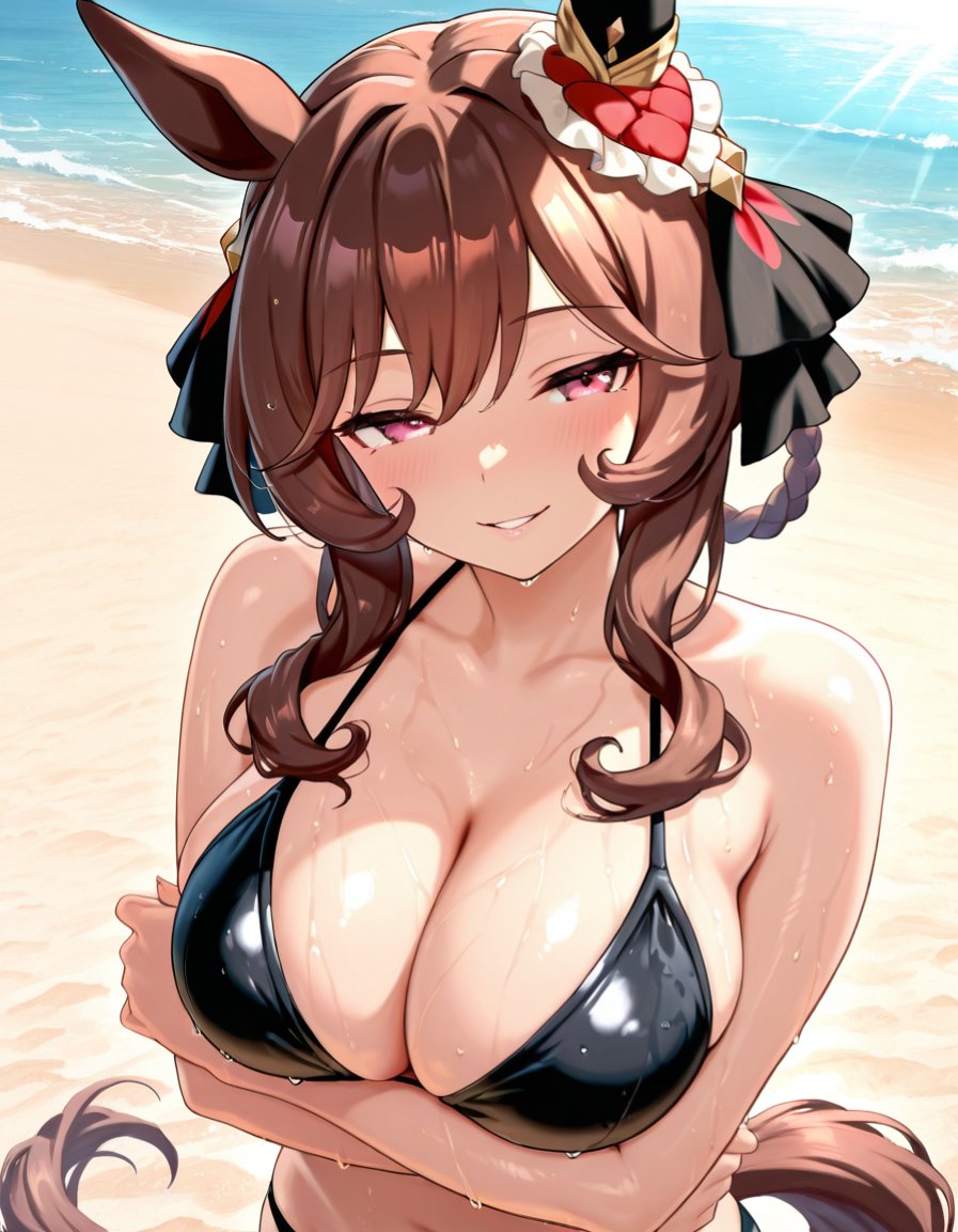 naz_AIart2's tweet image. ジェンティルはこれが一番好き