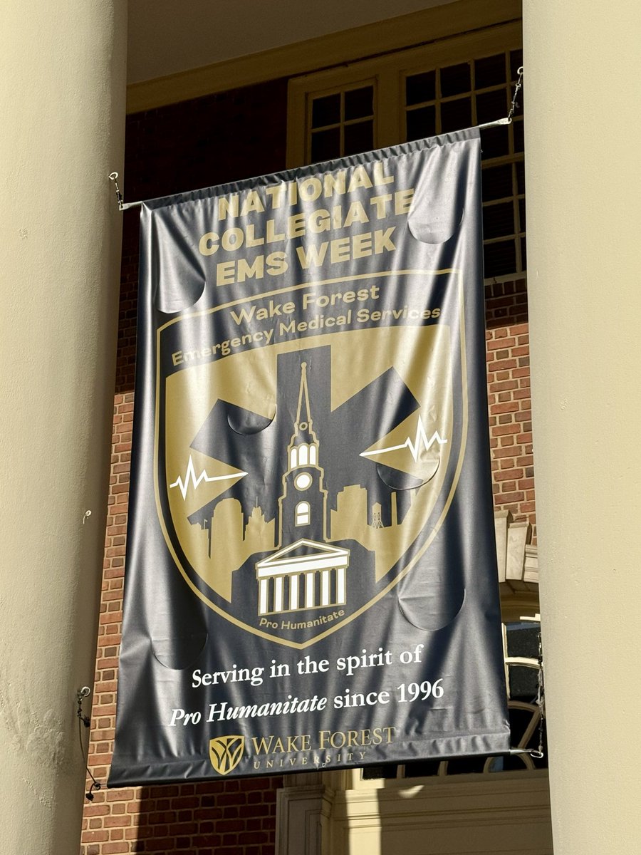 There are a lot of people and groups that truly make the best of <a href="/WakeForest/">Wake Forest University</a> possible day-in and day-out, but WFU’s student EMTs are certainly one such group deserving of our gratitude!  So glad to see this recognition.