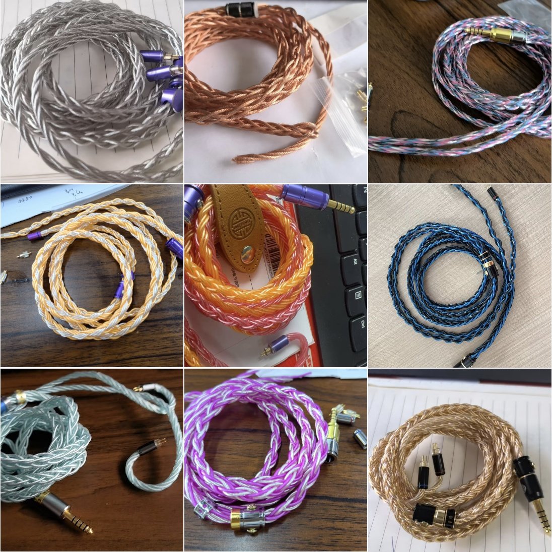 ryoutadb's tweet image. 今回の1111でCustomケーブルをまた増やしました😇最初は2本買って8wire化だけでしたが、最近はプラグも変えて貰ったりを「がっつり日本語」でお願いしてます。まあよく伝わるもんですw😇これからも無駄に増えていきます😇
Hakugei Audio StoreさんThanks!😇
#Hakugei 
#リケーブル