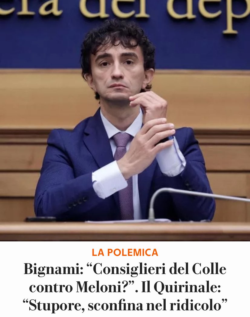 BimbePeppe's tweet photo. Siamo un Paese in cui Presidente della Repubblica, fratello di 1 Presidente della Regione siciliana, ammazzato dalla Mafia…

…deve rispondere ad 1 persona, Bignami, che si travestiva da Nazista, diventato capogruppo in Parlamento del primo partito al Governo.

Così è se vi pare https://t.co/QmKPLeHO1s