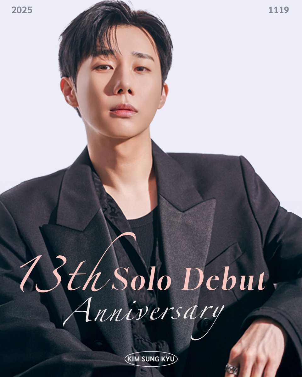 KSK_official's tweet image. ˖ ݁𖥔 ݁˖ 𝟏𝟑𝒕𝒉 𝑺𝒐𝒍𝒐 𝑫𝒆𝒃𝒖𝒕 𝑨𝒏𝒏𝒊𝒗𝒆𝒓𝒔𝒂𝒓𝒚 ˖ ݁𖥔 ݁˖

성규의 솔로 데뷔 13주년을 축하합니다 🎆🖤

#김성규 #KIMSUNGKYU
#김성규_솔로_데뷔_13주년
#KSK_13thSoloDebut_Anniversary