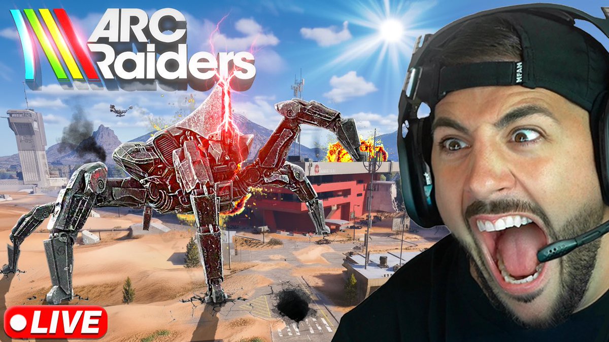 LIVEEE ☀️

The goop grind continues! Arc Raiders all day with the fellas! VillainMercs! MONSTER giveaway tomorrow &amp; Thursday. Lock in, pull up, cya in there! 

youtube.com/live/OfUnah6ao…
Twitch.Tv/Nickmercs | #MFAM
