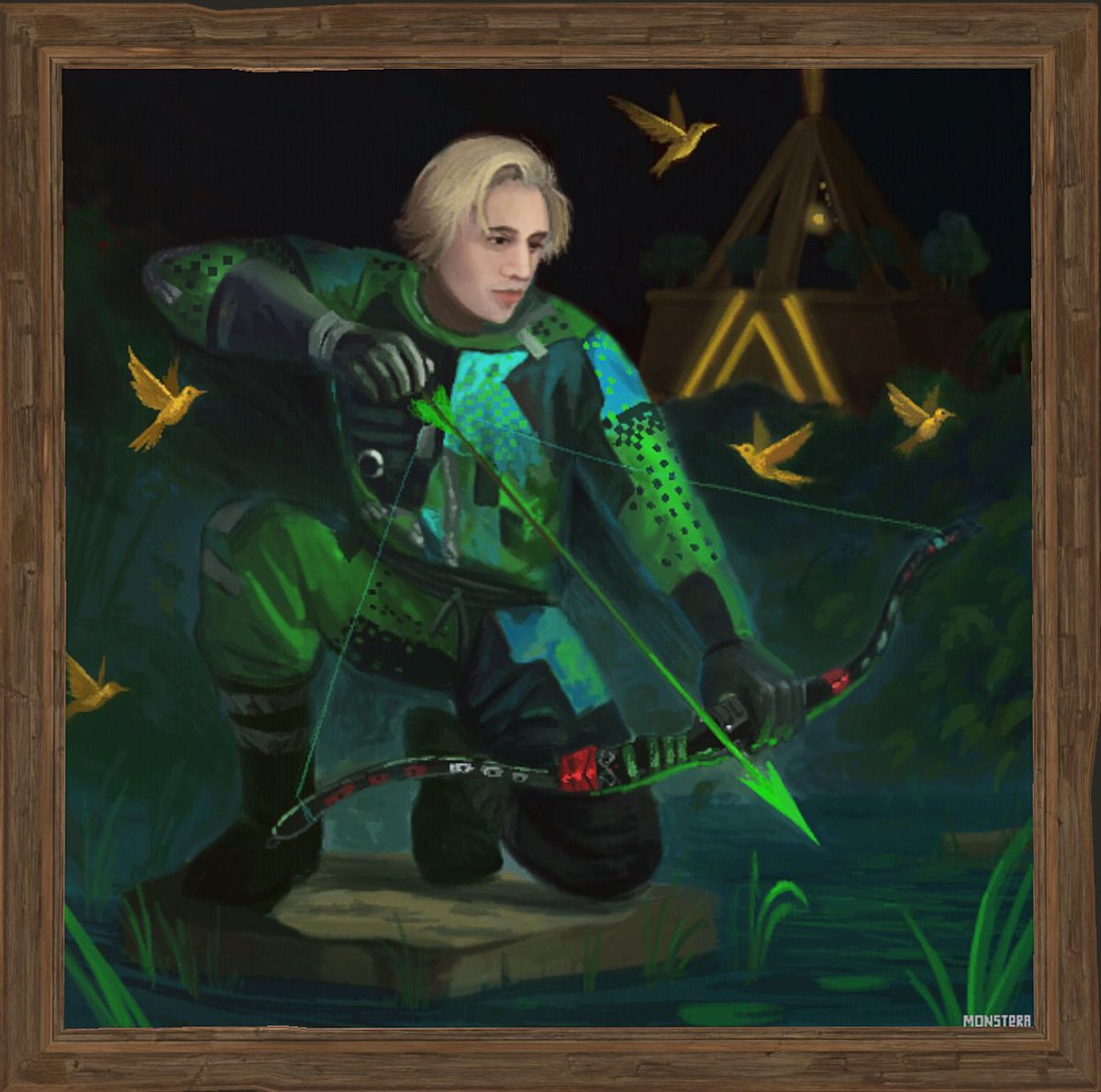 Painting of Captain <a href="/xQc/">xQc</a> during Rust Kick Off
🐦#artofrust