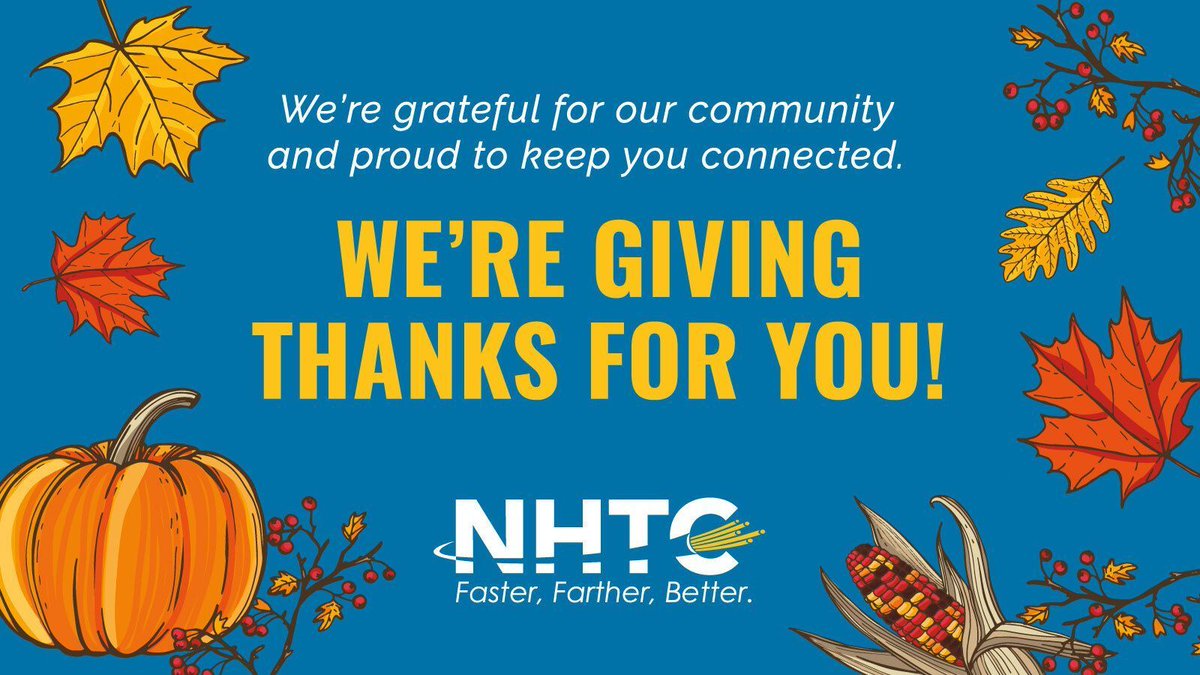 NHTCoop's tweet image. 🍂We&apos;re thankful for YOU - our customers and community! Your support and trust mean the world to us, not just this season, but all year long. 💛

#NHTCFiber #Local #Community #ConnectedCommunity #GigCertified #NewHopeAL #GrantAL #OwensCrossRoadsAL #HamptonCoveAL #GurleyAL