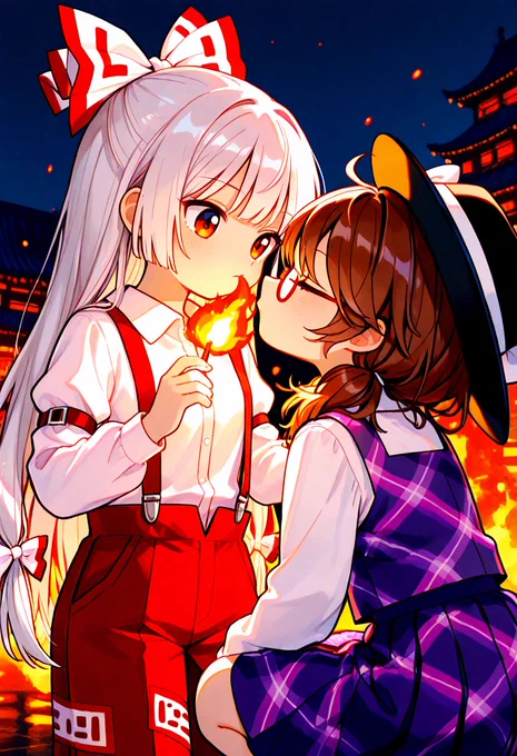 妹紅と菫子