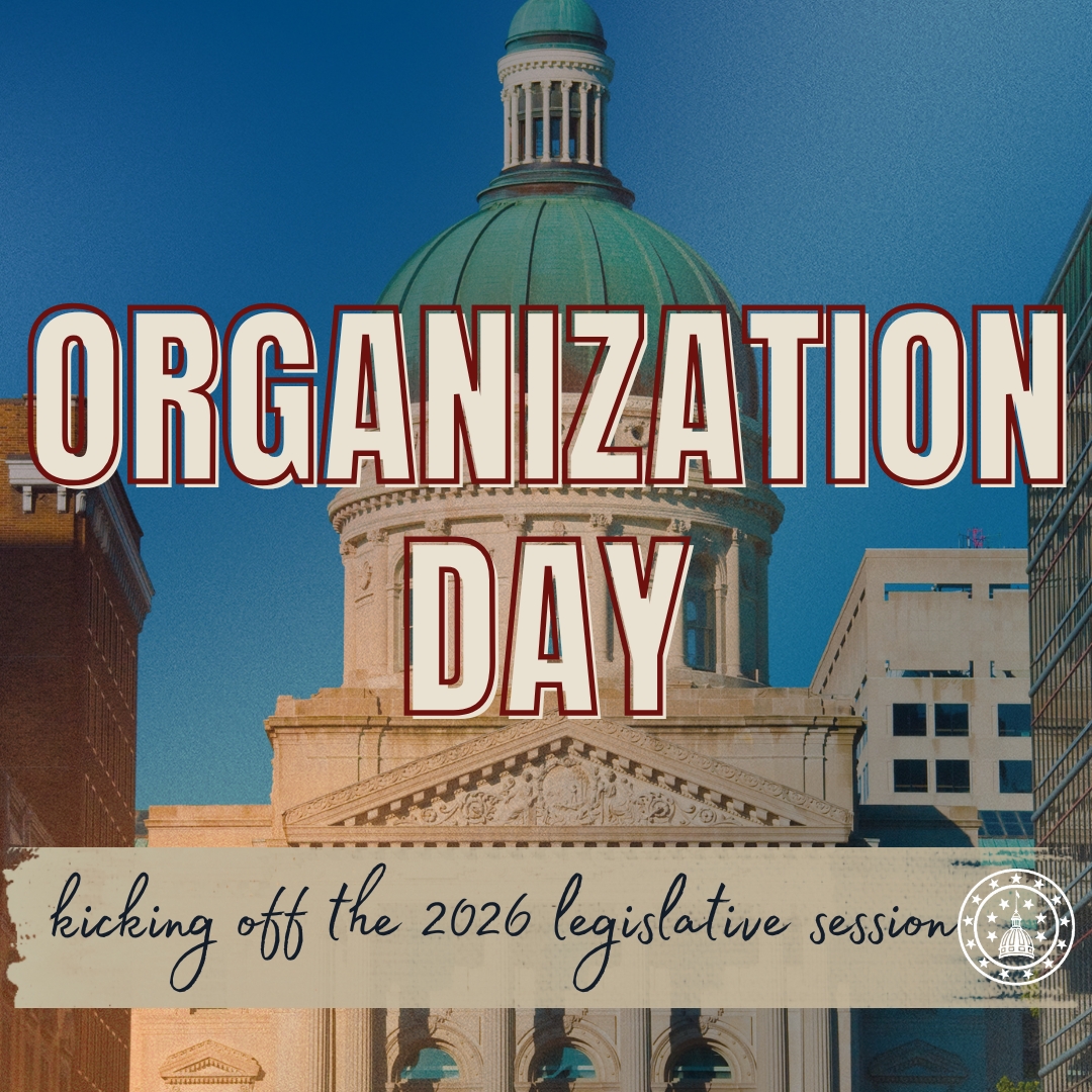Today is Organization Day!

Lawmakers are back at the Statehouse for the official start of the 2026 legislative session. This will be a chance for members to come together and prepare for a productive session.

Visit iga.in.gov to track legislation &amp; watch session.🇺🇸