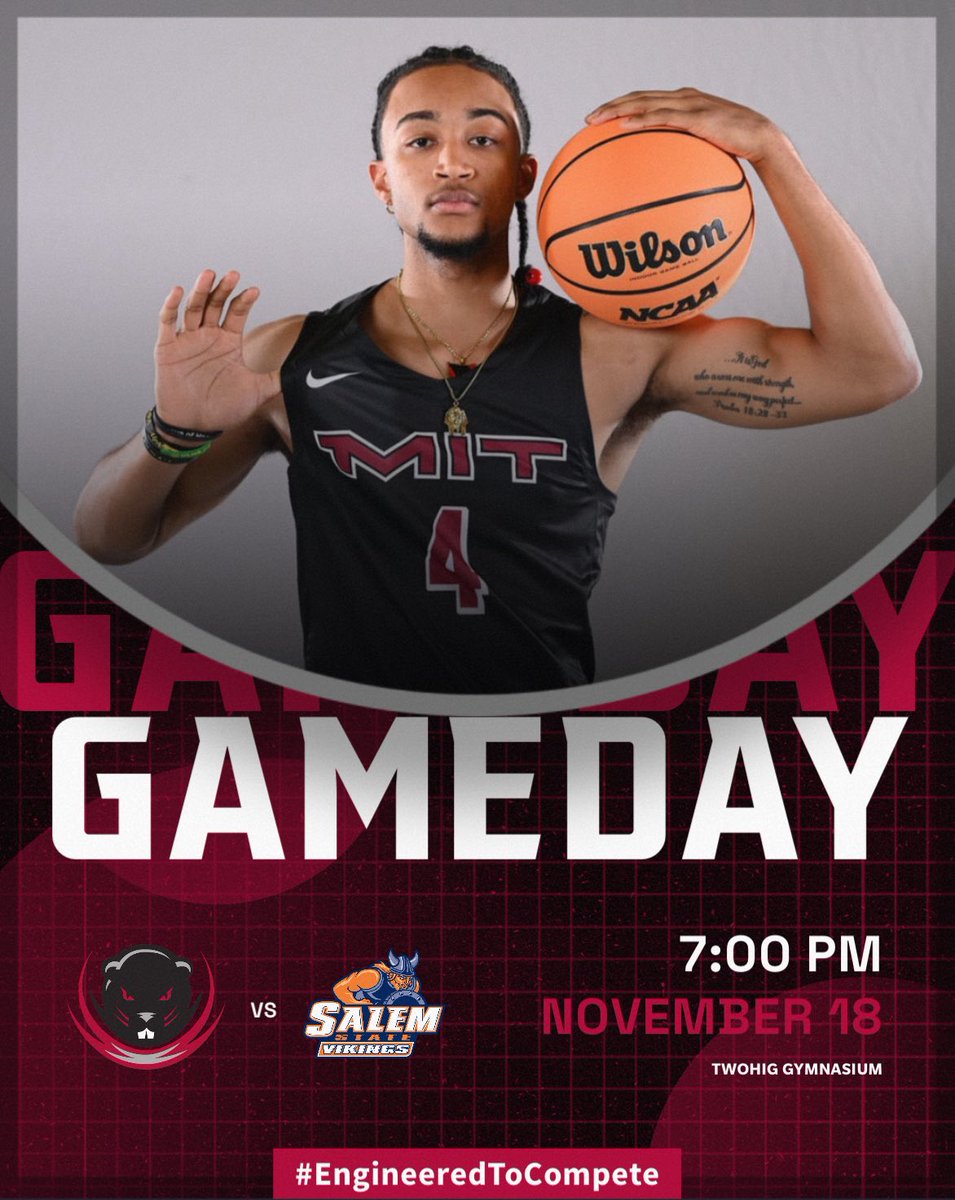 MITEngineersMBB's tweet image. ‼️𝙂𝘼𝙈𝙀 𝘿𝘼𝙔‼️

🆚: Salem State
🗓️: 11/18
⏰: 7PM
🏟️: Twohig Gymnasium
📺: tinyurl.com/426nz2mt

@MITAthletics | #EngineeredToCompete