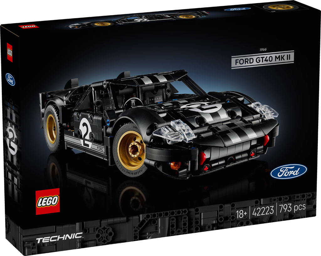 tormentalous's tweet image. LEGO Technic 1966 Ford GT40 MKII (42223) Officially Announced

Our last reveal this morning is a new LEGO Technic set coming in January with the 1966 Ford GT40 MKII (42223).

thebrickfan.com/lego-technic-1…

#LEGO #LEGONews #Technic #Ford #FordGT #FordGT40 #Reveal