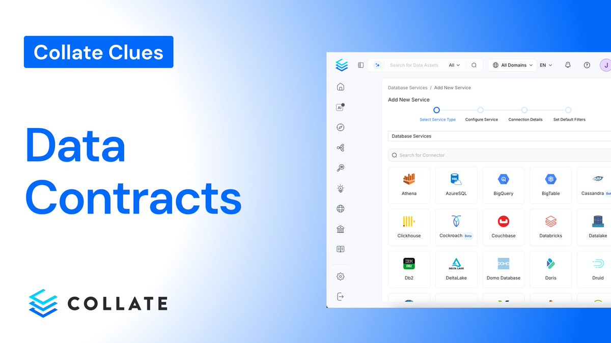 CollateData's tweet image. 🎥 Our new Collate Clue covers Data Contracts, which are a powerful tool for enforcing quality and trust by aligning consumers with data producers by defining rules for a table&apos;s schema, semantics, security, and quality. This short video will show you how it&apos;s done. 

Watch here:…