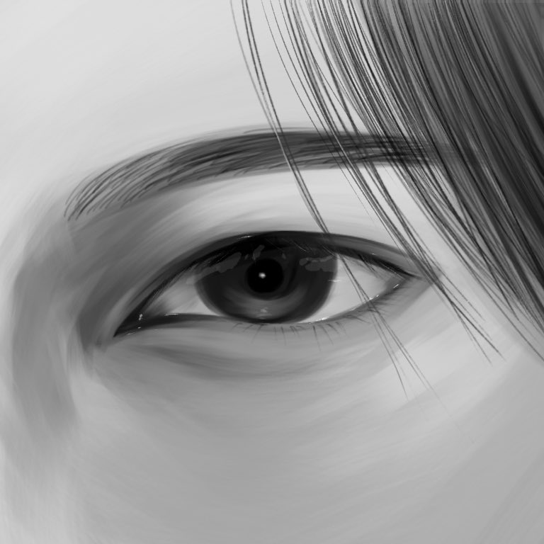 久々に目元だけ描いた