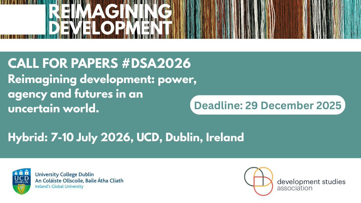 Development Studies Association tweet media