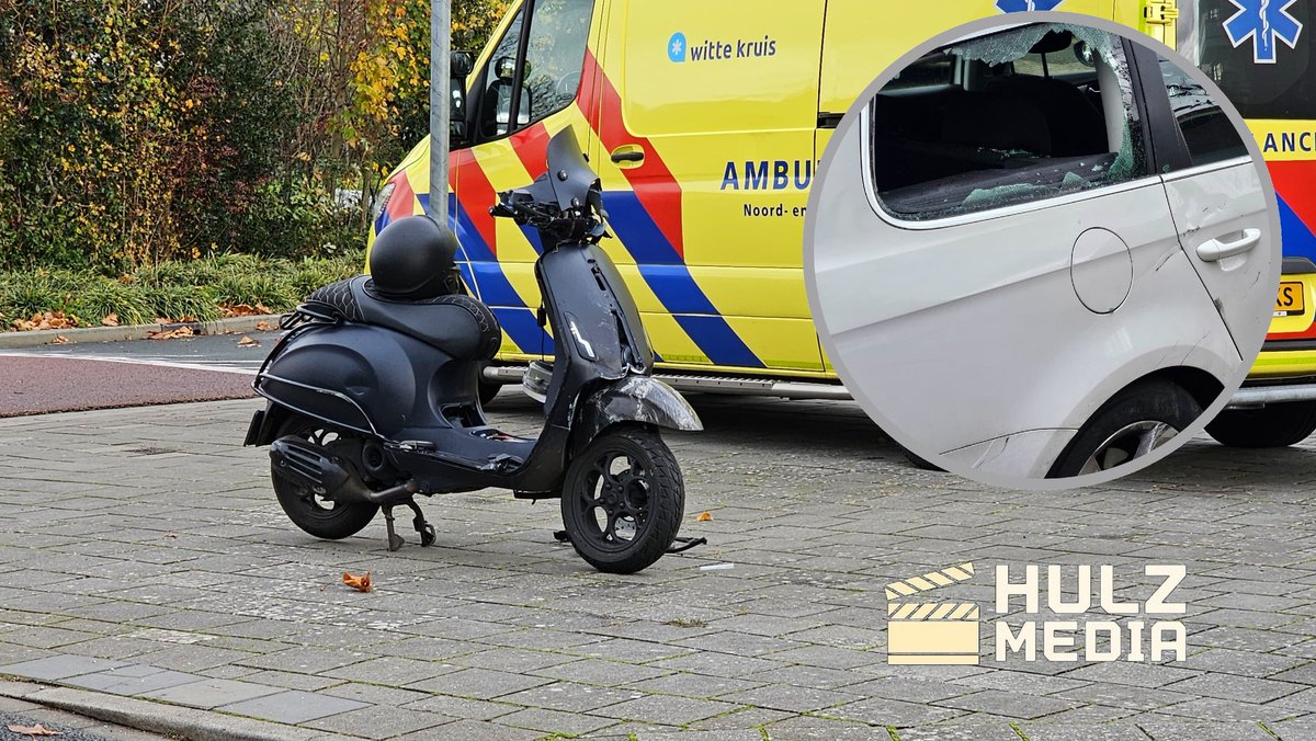 Scooterrijder gewond bij ongeval in Oldebroek