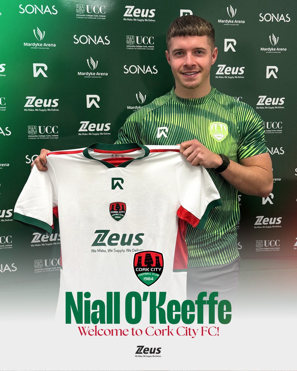 Cork City are pleased to announce the signing of midfielder Niall O’Keeffe ahead of the 2026 season. 
 
Full story 📰⬇️
corkcityfc.ie/blogs/news/wel…

#CCFC84 🇮🇹
