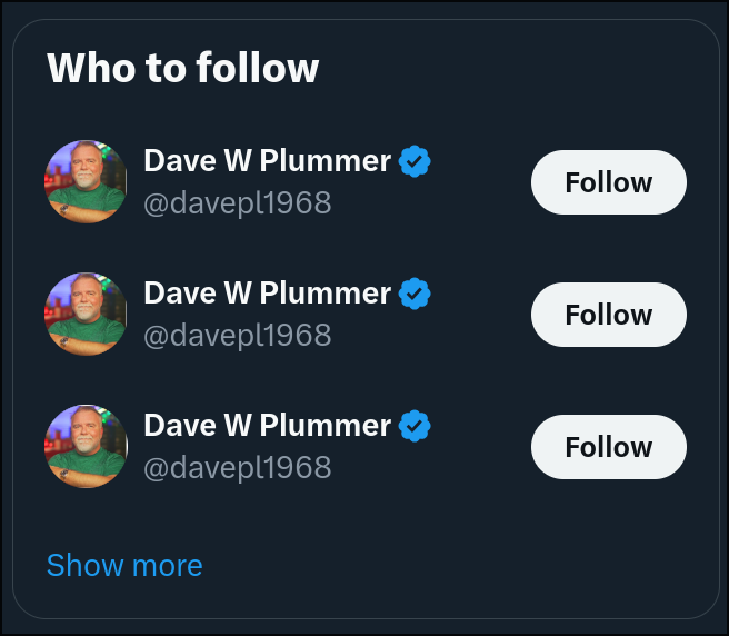 traits_reality's tweet image. 哎呀 they even broke who to follow, it&apos;s giving me straight trash