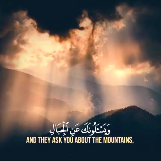 #استوقفتني_ايه 

✍️ …

﴿يسئلونك عن الجبال فقل ينسفها ربّي نسفًا﴾...

همومك التي تظن أنها لن تزول …
أحزانك التي ظننتها ستطول جميعها ستنتهي للأبد …

مثلما أنّ الله قادر علىٰ أن ينسف الجبال بصلابتها ….

فكذلك الهموم لا يُعجزه كشفها …

#من_تدبّر_هذه_الآية

 أغلق عن روحهِ نوافذ