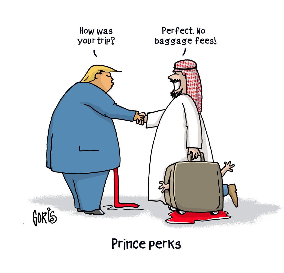 DennisGoris's tweet image. A princely welcome #CrownPrinceinUSA @wapost
