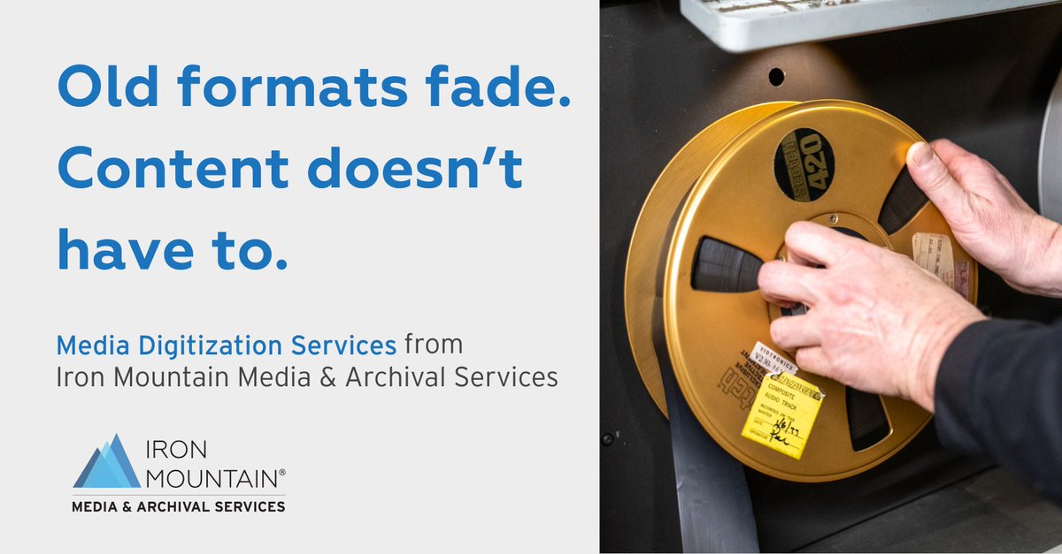 Iron Mountain Media & Archival Services tweet media