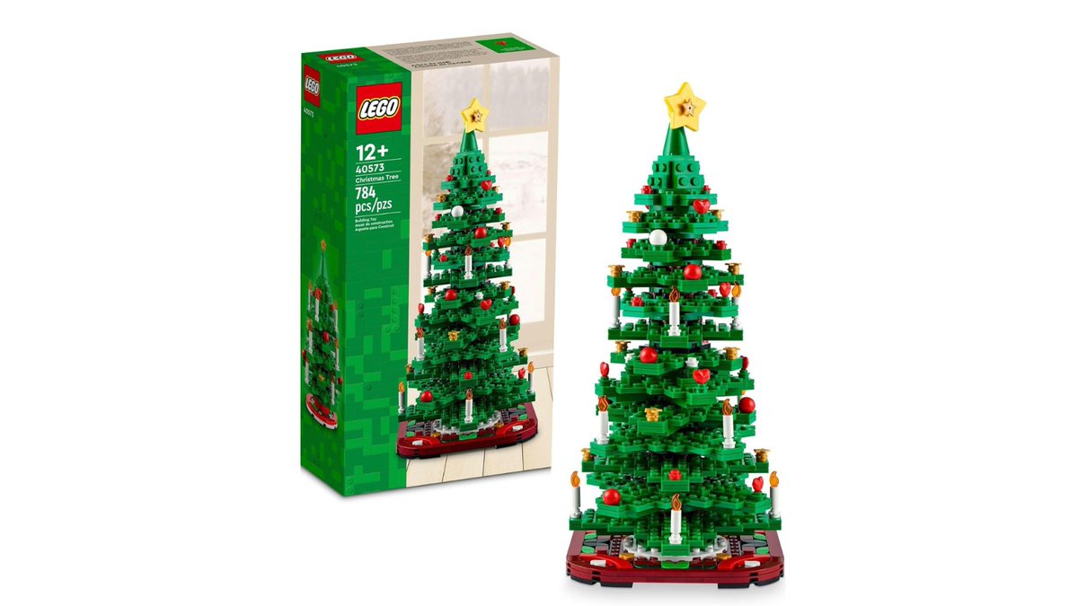 Super cute Lego Christmas Tree gift idea currently 40% off at $26.99 I love the idea of bringing this out every year - great for small spaces, too #amazonfinds #amazondeals #amazon #gifts #giftideas #LEGO #legos #ad amzn.to/3X33FAe