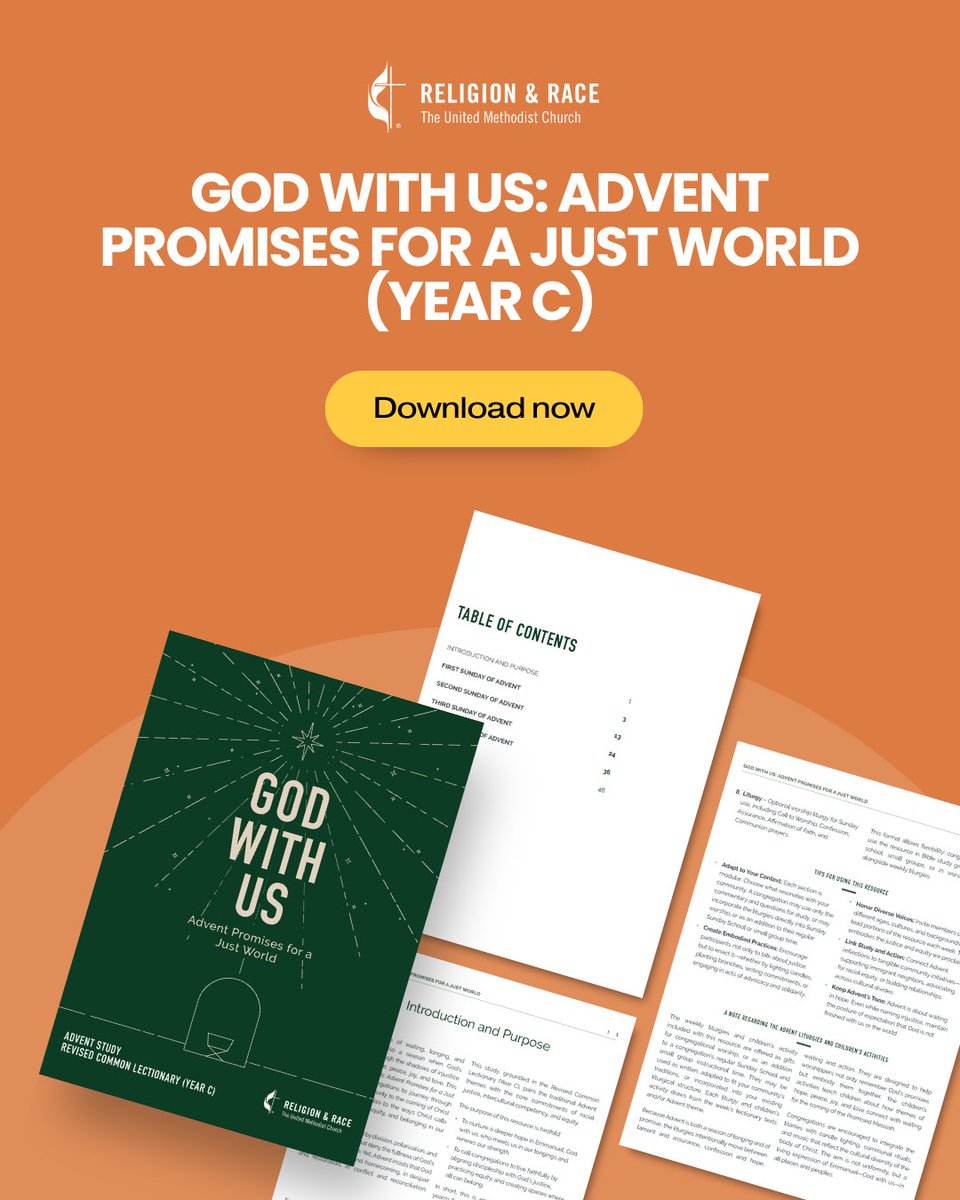 gcorrumc's tweet image. Advent is more than waiting, it&apos;s preparing for justice.
This resource connects scripture to equity, belonging &amp;amp; real life.
Perfect for small groups, worship, &amp;amp; families.

Find the guide here: r2hub.org/library/god-wi…
#GodWithUs #AdventSeason #BelovedCommunity #GCORR #UMC