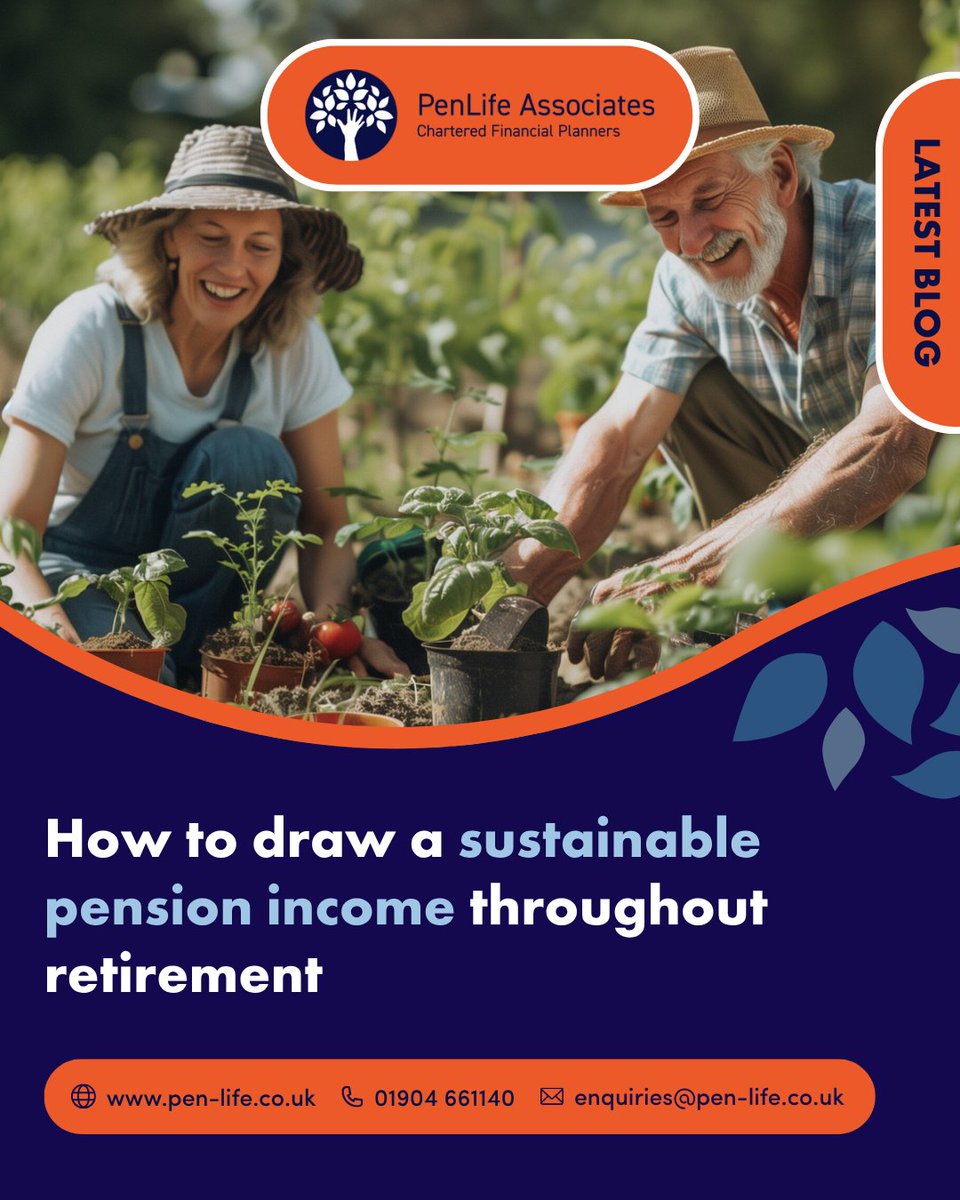 PenLifeUK's tweet image. Worried about your pension running out too soon?
Explore ways to create a sustainable income for retirement in our latest blog:

pen-life.co.uk/how-to-draw-a-… 

#retirementplanning #pensions #financialplanning