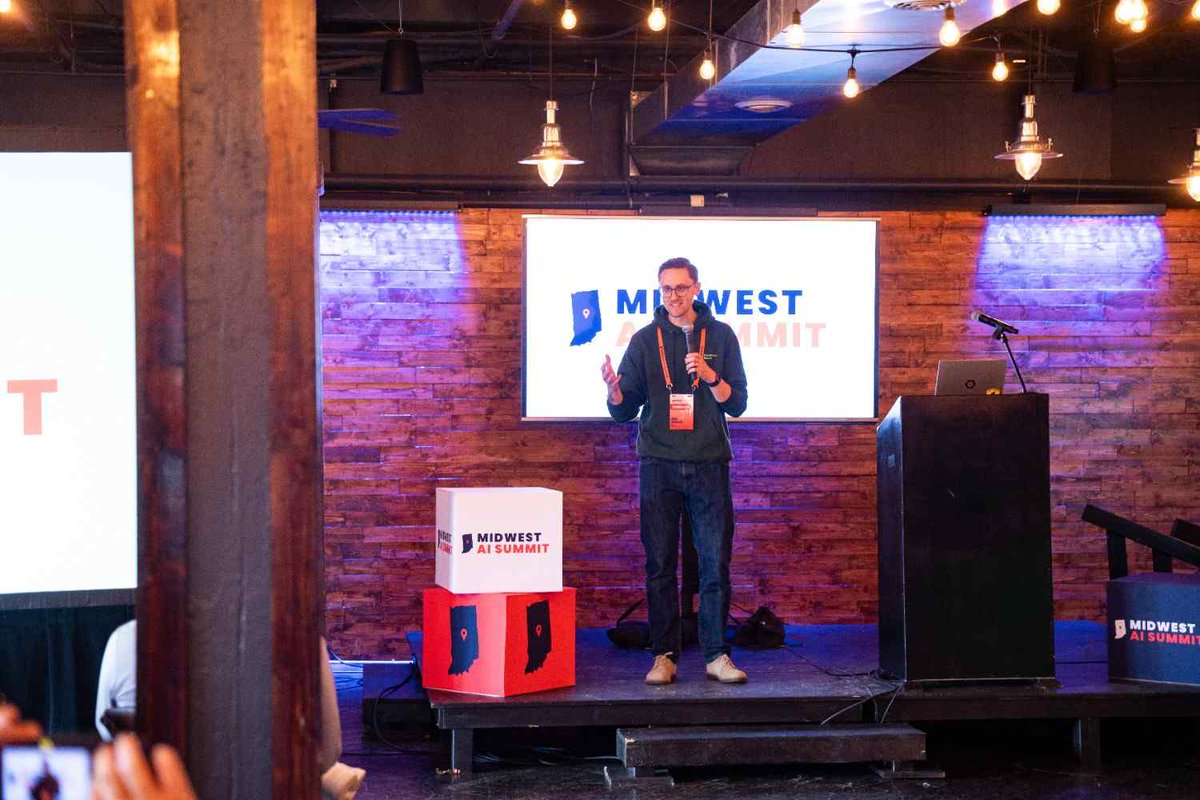 PracticalAIFM's tweet image. 🎉Had a great time at the @midwestaisummit last week! 

Dan and Chris were honored to join as speakers! 
Really appreciated the conversations, the energy, and the chance to connect with people pushing the boundaries of AI across the Midwest and beyond!🤝

#AIEvents #AIcommnunity