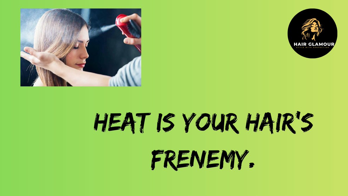 hairglamour0210's tweet image. Always use a heat protectant before styling — your future hair will thank you.Book a color refresh or treatments before the holiday season. #HeatProtection #haircare #hairglamour