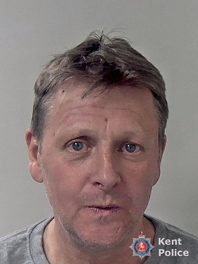 FOLKESTONE update: An arsonist who set fire to 7 vehicles in one night — including a campervan with an occupant inside asleep — has been jailed for 5 years 3 months. Michael Harragan (55) of Gladstone Rd Folkestone, had been charged with arson and reckless arson endangering life.