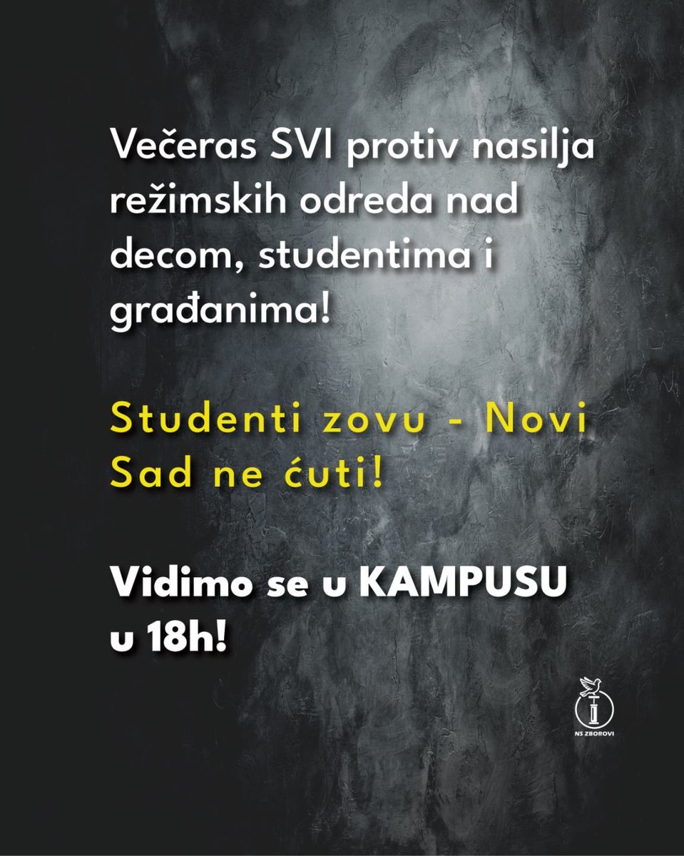 SVI U KAMPUS U 18h!!!