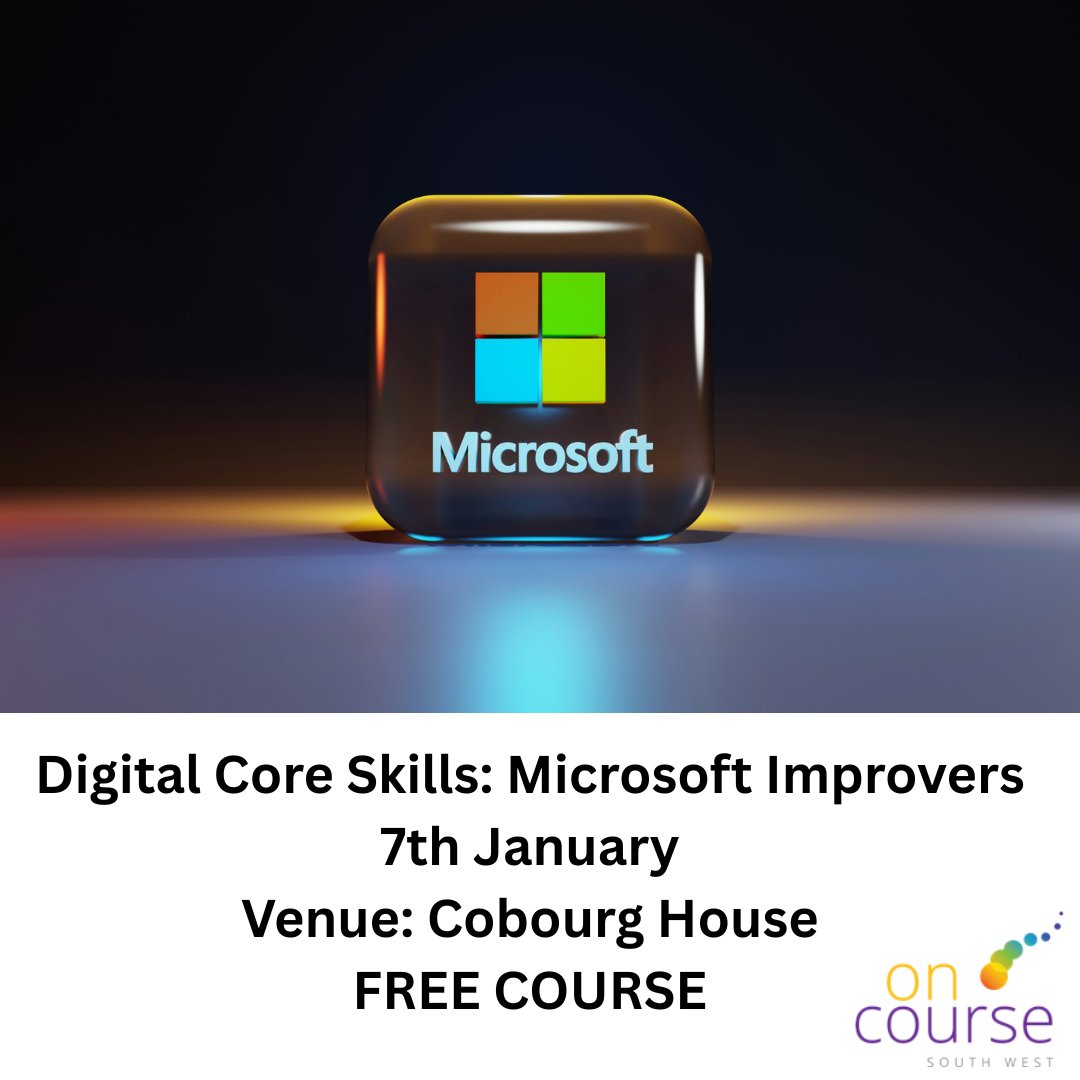 OnCourseSW's tweet image. It&apos;s time to conquer the advanced professional features of Microsoft 365!

Join our FREE 6-week Digital Core Skills course designed for those ready to move past the fundamentals and work smarter, not just harder.

👉ow.ly/yCgM50XsRVw

#FreeCourse #Plymouth #DigitalSkills