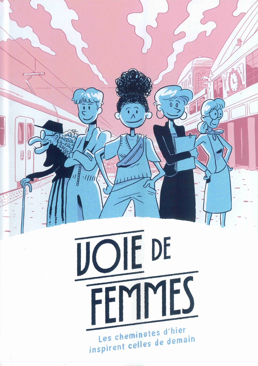 [#ouvrage #BD 📖] Découvrez "Voie de femmes", la BD des cheminotes d'hier inspirant celles de demain ! Un très bel ouvrage de l'association <a href="/futurentrain/">futurentrain</a> pour lequel nous sommes heureux d'avoir pu contribuer ; c'est à découvrir dans notre bibliothèque ✅