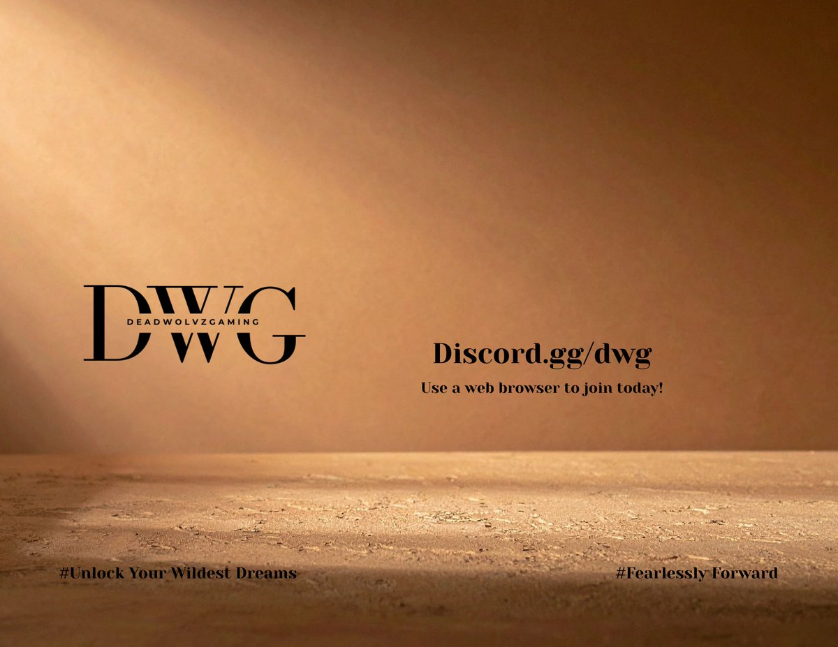 LOA_LLC's tweet image. Don&apos;t miss out on the chance to create every last memories! #Discord #gaming #groupactivity #DwgCenterStage #DeadWolvzGaming