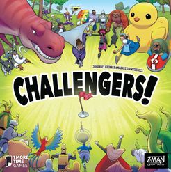 Betrayed by the adorable duck! Had a blast playing Challengers with people yesterday, tug of war deck builder was a surprising hit!

Special thanks to <a href="/HeartBoardGames/">@iheartboardgames.bsky.social</a> for bringing your players to the table!

#challengersboardgame #boardgame #boardgamearena #vtuber #deckbuilder
