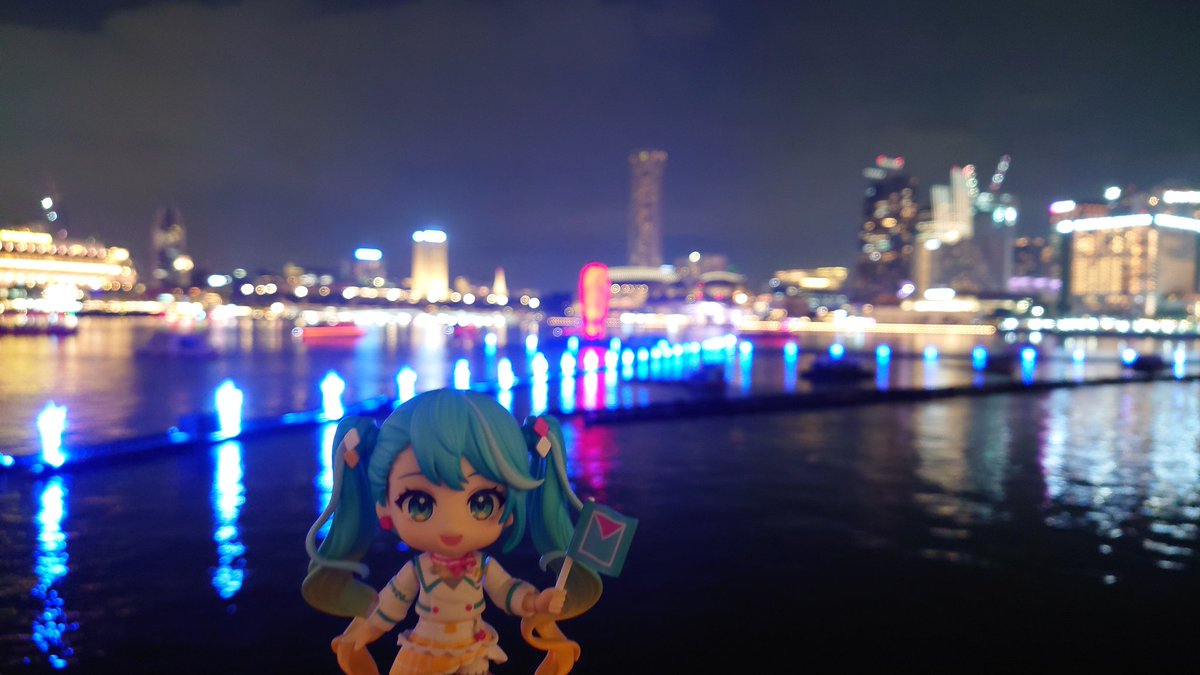 水上ショー、スペクトラを見たよ♪」 #みくさんぽ