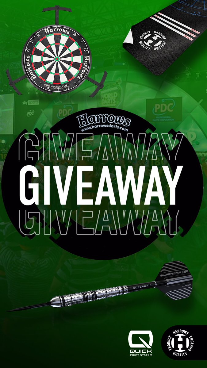 HarrowsDarts's tweet image. 🎯 GIVEAWAY TIME! 🚨

The road to the World Championships is officially on and we’re giving YOU the chance to level up your home set-up so you can watch the darts in style AND play along at home 🏆🔥

Want to win this ultimate home darts bundle? Here’s how to enter:

1️⃣ Follow us…
