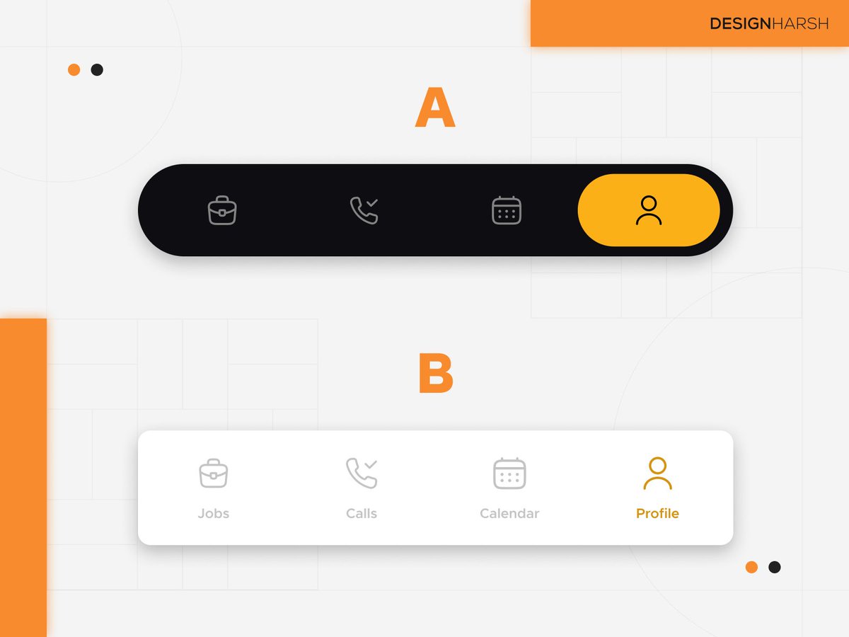 DesignHarsh's tweet image. Which Card style do you prefer?

A or B ?

UI Design | Figma Design | UI UX Designer | Web Design