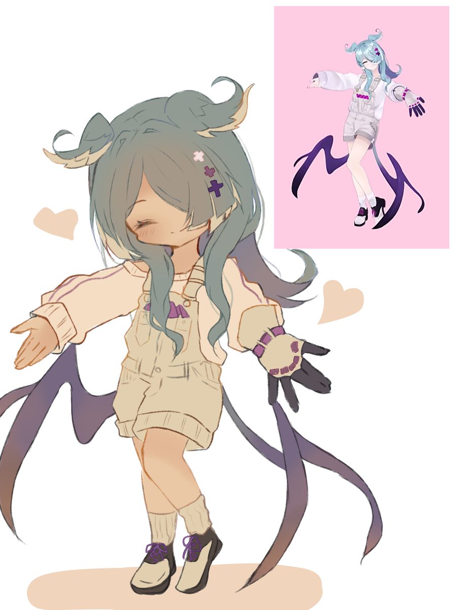 suzukifuru's tweet image. ポーズ可愛かった🌤️
#pendorART #絵リーラ