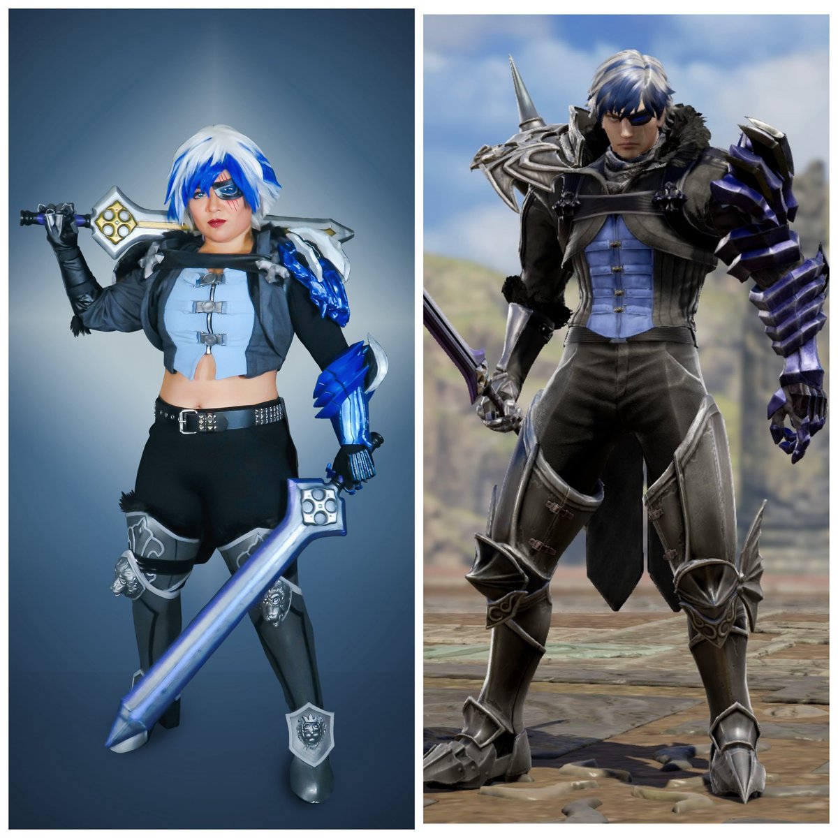 “Try to resist… your inevitable fate.”

Happy birthday Groh!🖤💙I’ll forever cherish this man’s aesthetic &amp; character.  I REALLY hope to see him in the future for #SoulCalibur 🥺He &amp; Siegfried mean SO MUCH to me💙

#Cosplay #SoulCaliburCosplay #SoulCalibur6 #CosplayPhotos